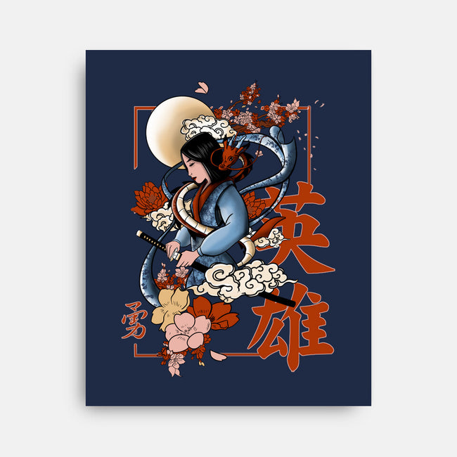 Warrior Heroine-None-Stretched-Canvas-fanfabio