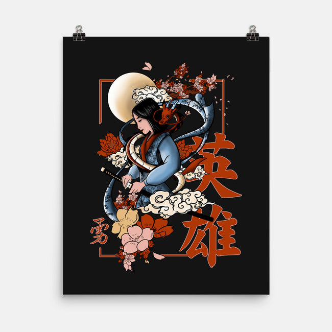 Warrior Heroine-None-Matte-Poster-fanfabio