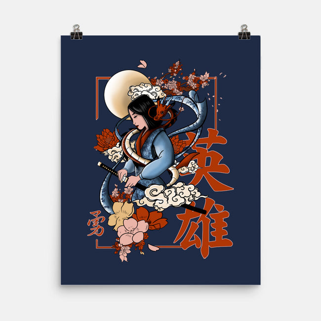 Warrior Heroine-None-Matte-Poster-fanfabio