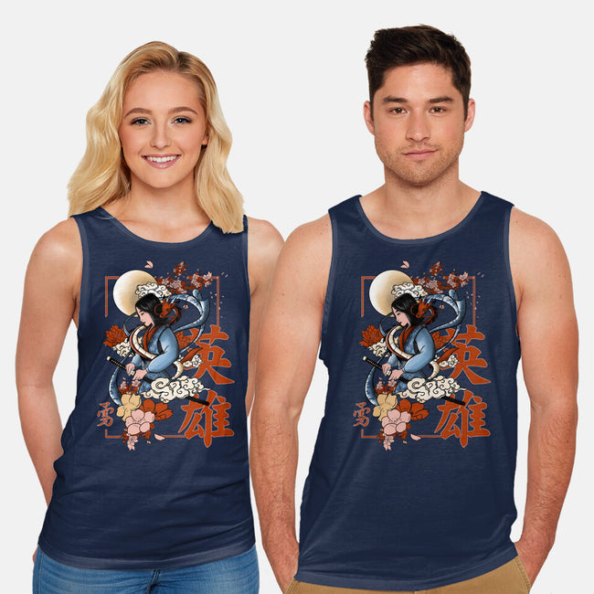 Warrior Heroine-Unisex-Basic-Tank-fanfabio