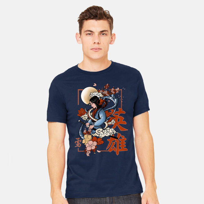 Warrior Heroine-Mens-Heavyweight-Tee-fanfabio