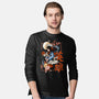 Warrior Heroine-Mens-Long Sleeved-Tee-fanfabio