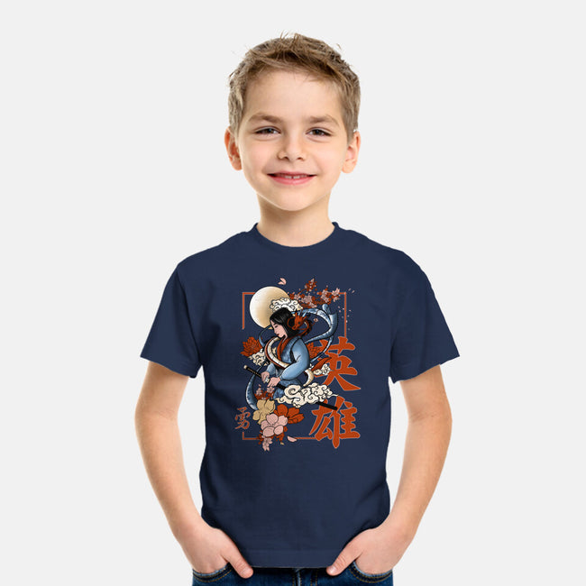 Warrior Heroine-Youth-Basic-Tee-fanfabio