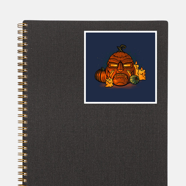 Happy Doomween-None-Glossy-Sticker-teesgeex