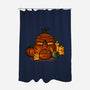 Happy Doomween-None-Polyester-Shower Curtain-teesgeex