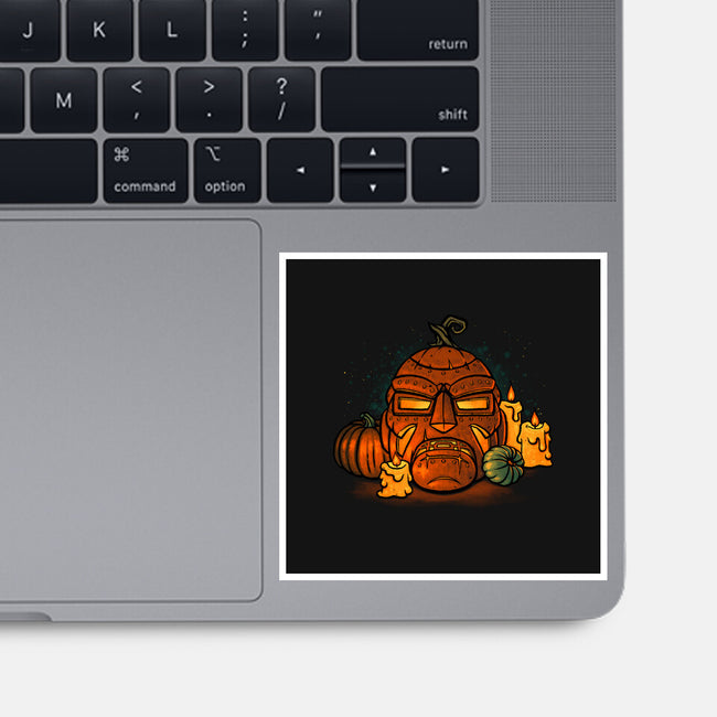 Happy Doomween-None-Glossy-Sticker-teesgeex