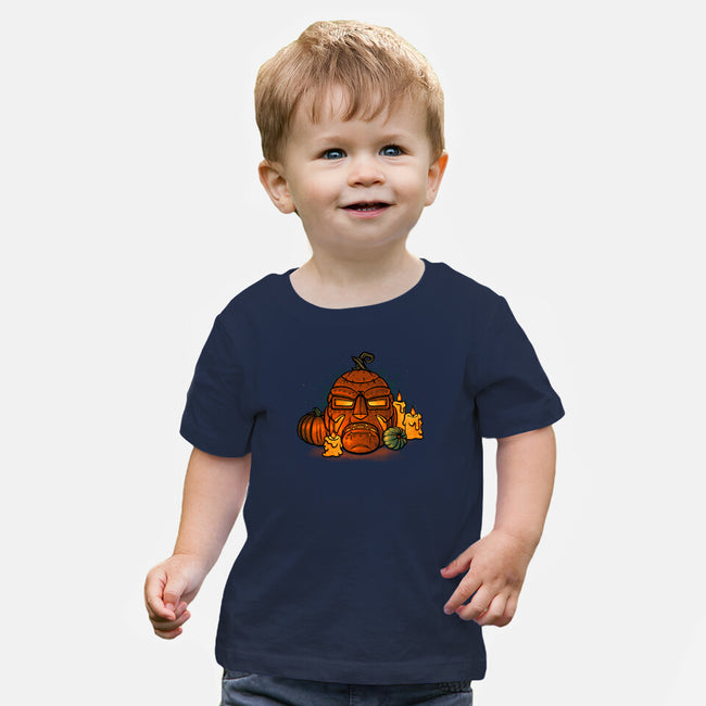Happy Doomween-Baby-Basic-Tee-teesgeex