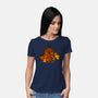 Happy Doomween-Womens-Basic-Tee-teesgeex