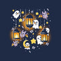 Lantern Ghosts-Unisex-Kitchen-Apron-Vallina84