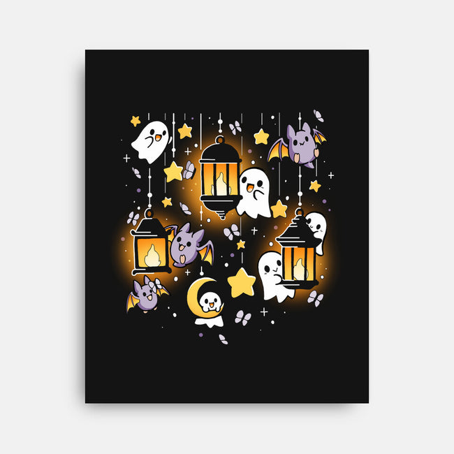 Lantern Ghosts-None-Stretched-Canvas-Vallina84