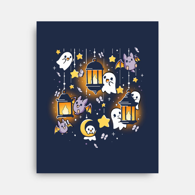 Lantern Ghosts-None-Stretched-Canvas-Vallina84