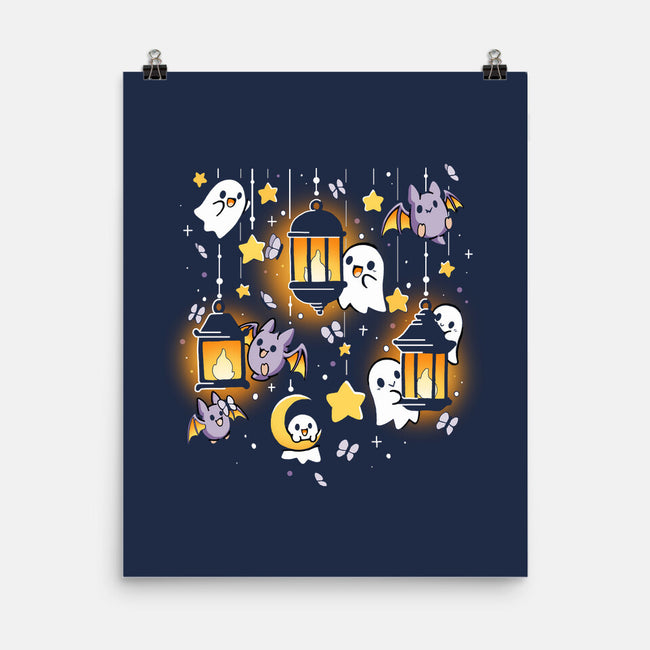 Lantern Ghosts-None-Matte-Poster-Vallina84