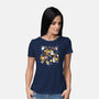 Lantern Ghosts-Womens-Basic-Tee-Vallina84