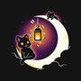 Dark Kitten Moon-Youth-Pullover-Sweatshirt-Vallina84
