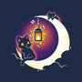 Dark Kitten Moon-None-Stretched-Canvas-Vallina84