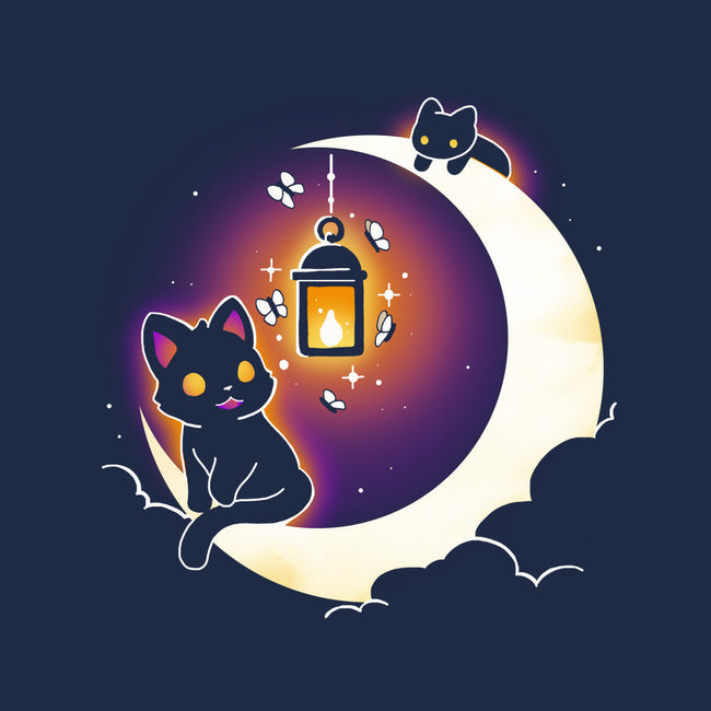 Dark Kitten Moon-Unisex-Kitchen-Apron-Vallina84