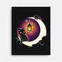 Dark Kitten Moon-None-Stretched-Canvas-Vallina84