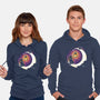 Dark Kitten Moon-Unisex-Pullover-Sweatshirt-Vallina84