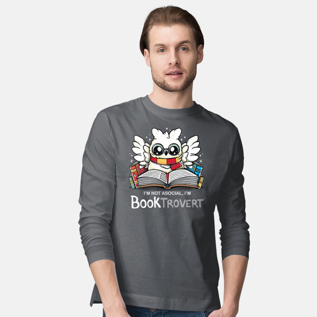 Booktrovert-Mens-Long Sleeved-Tee-Vallina84