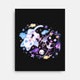 Angel Devil Kittens-None-Stretched-Canvas-Vallina84
