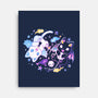 Angel Devil Kittens-None-Stretched-Canvas-Vallina84