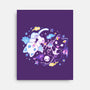 Angel Devil Kittens-None-Stretched-Canvas-Vallina84