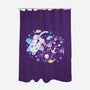Angel Devil Kittens-None-Polyester-Shower Curtain-Vallina84