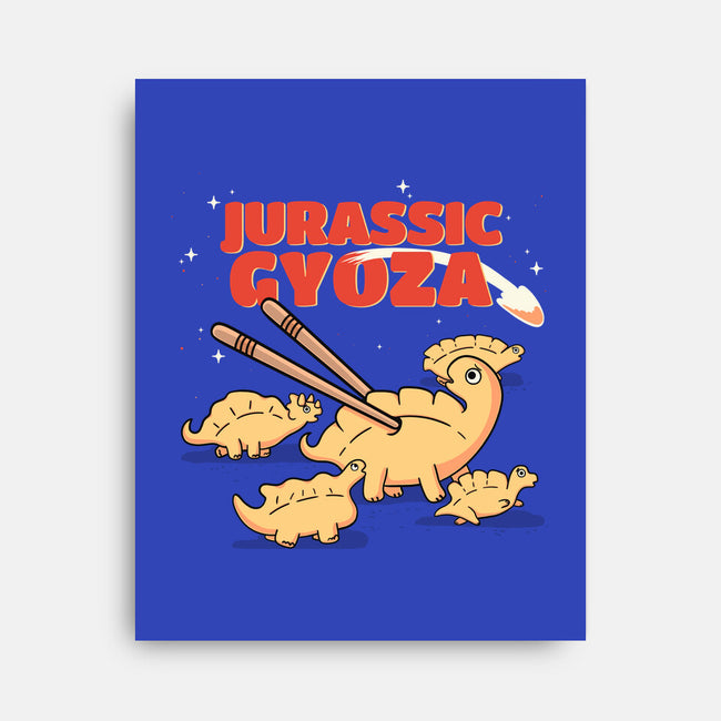 Jurassic Gyoza-None-Stretched-Canvas-Freecheese