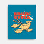 Jurassic Gyoza-None-Stretched-Canvas-Freecheese