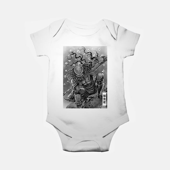 Alien Warlord Sumi-E-Baby-Basic-Onesie-Astrobot Invention
