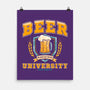 Beer University-None-Matte-Poster-teesgeex
