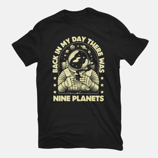 We Had Nine Planets-Mens-Heavyweight-Tee-tobefonseca