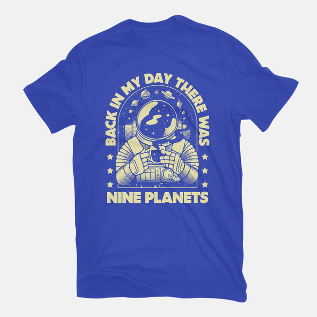 We Had Nine Planets-Mens-Heavyweight-Tee-tobefonseca