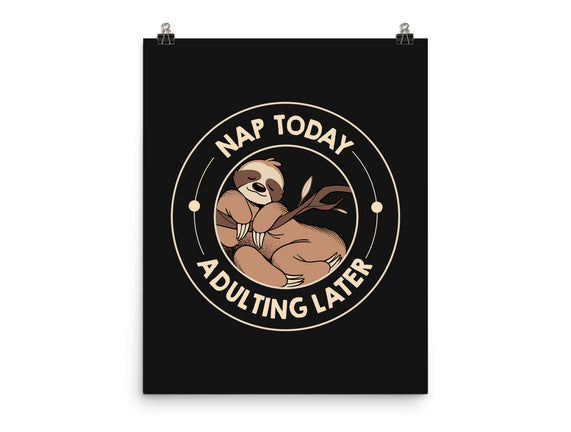 Nap Today Adulting Later