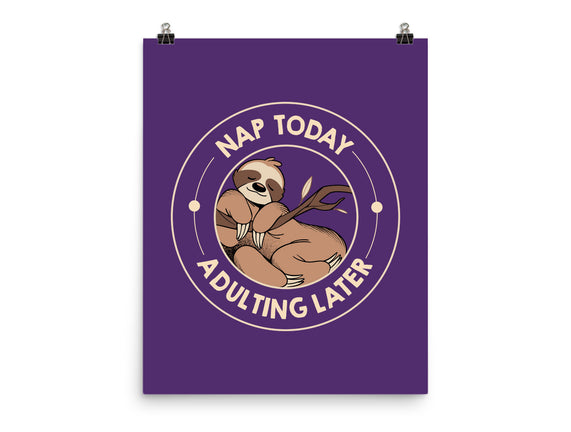 Nap Today Adulting Later