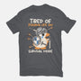 Tired Of Survival Mode-Mens-Heavyweight-Tee-NemiMakeit