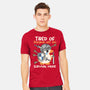 Tired Of Survival Mode-Mens-Heavyweight-Tee-NemiMakeit