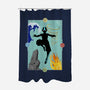 Four Elements-None-Polyester-Shower Curtain-Mattania