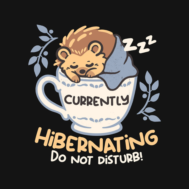 Currently Hibernating Hedgehog-None-Polyester-Shower Curtain-NemiMakeit