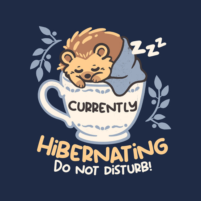 Currently Hibernating Hedgehog-None-Polyester-Shower Curtain-NemiMakeit