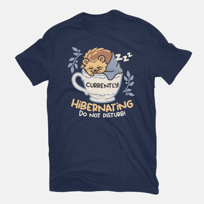 Currently Hibernating Hedgehog-Womens-Basic-Tee-NemiMakeit
