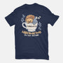 Currently Hibernating Hedgehog-Womens-Basic-Tee-NemiMakeit