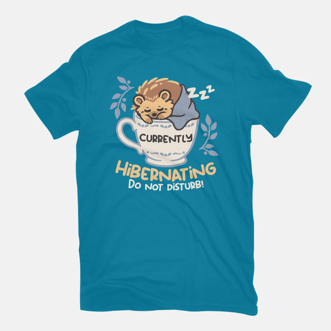 Currently Hibernating Hedgehog-Mens-Basic-Tee-NemiMakeit