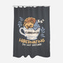 Currently Hibernating Hedgehog-None-Polyester-Shower Curtain-NemiMakeit