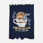 Currently Hibernating Hedgehog-None-Polyester-Shower Curtain-NemiMakeit