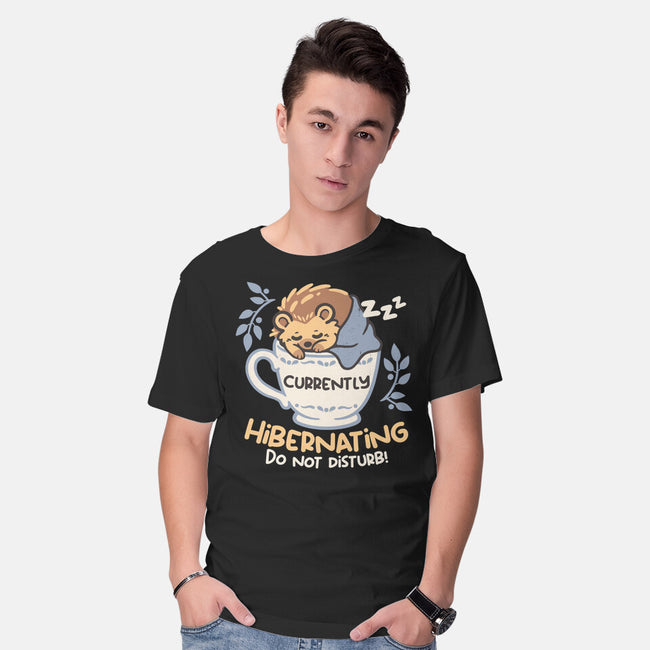 Currently Hibernating Hedgehog-Mens-Basic-Tee-NemiMakeit