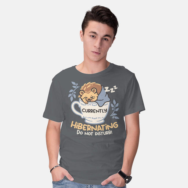 Currently Hibernating Hedgehog-Mens-Basic-Tee-NemiMakeit