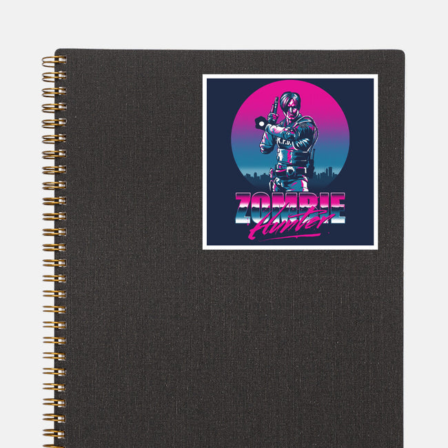 Zombie Hunter-None-Glossy-Sticker-ddjvigo