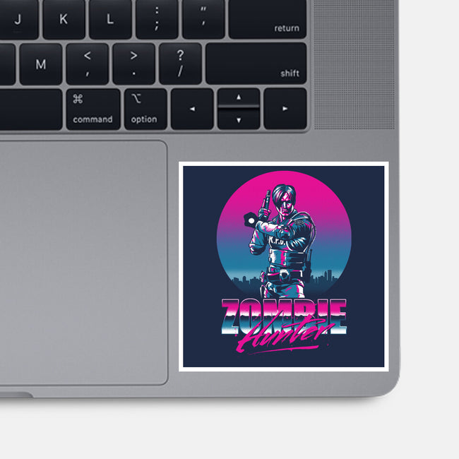 Zombie Hunter-None-Glossy-Sticker-ddjvigo