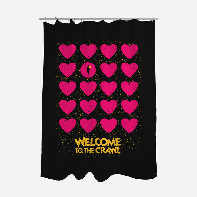 Welcome To The Crawl-None-Polyester-Shower Curtain-Tronyx79